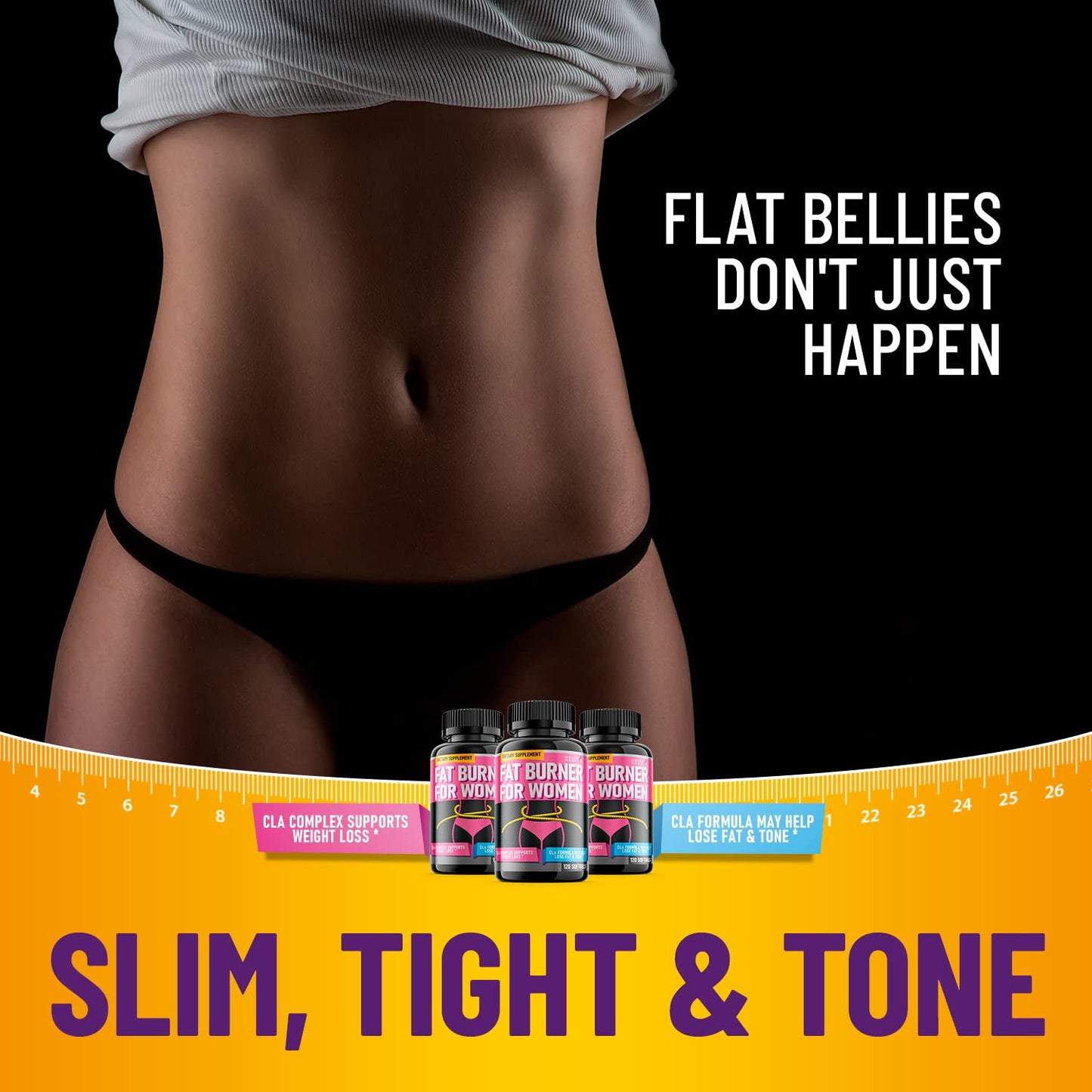 Helix Heal Belly Fat Burner for Women - Lose Stomach Fat w/Softgel Diet Pills - Maple Wellness Supplements
