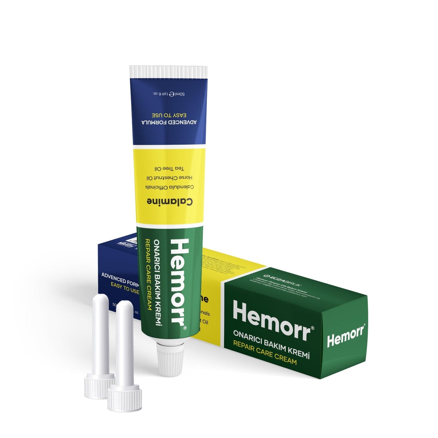 Hemorr Hemorrhoid Treatment Cream with Horse Chestnut, Calendula Oil, Zinc Oxide & Tea Tree Oil – Fast Relief for Pain, Swelling, Itching & Discomfort – Natural Healing & Soothing Formula 1.69 Oz - Maple Wellness Supplements