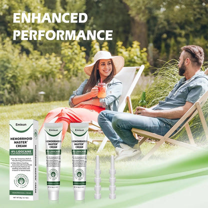 Hemorrhoid & Fissure Ointment, Hemorrhoid Treatment and Hemorrhoid Cream with Lidocaine 4% and Phenylephrine HCI for Fast Relief of Pain, Swelling, Itching, Burning, Hemorrhoidal treatment, 2 Pack-J2 - Maple Wellness Supplements