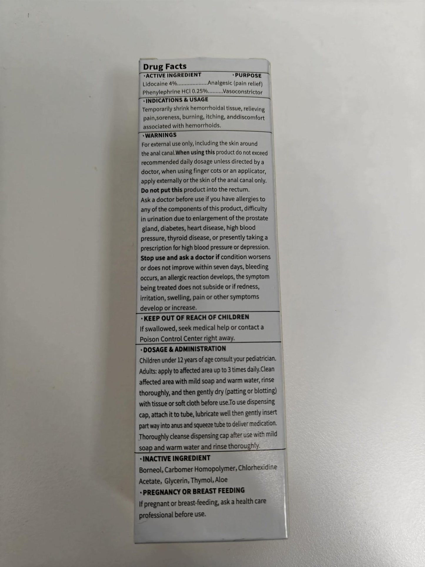 Hemorrhoid & Fissure Ointment, Hemorrhoid Treatment and Hemorrhoid Cream with Lidocaine 4% and Phenylephrine HCI for Fast Relief of Pain, Swelling, Itching, Burning, Hemorrhoidal treatment, 2 Pack-HH - Maple Wellness Supplements