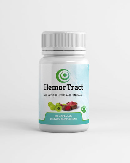 HemorTract – Fast and effective Hemorrhoid relief. Packed with the BIG 5 for a multifaceted attack against Hemorrhoids - Maple Wellness Supplements