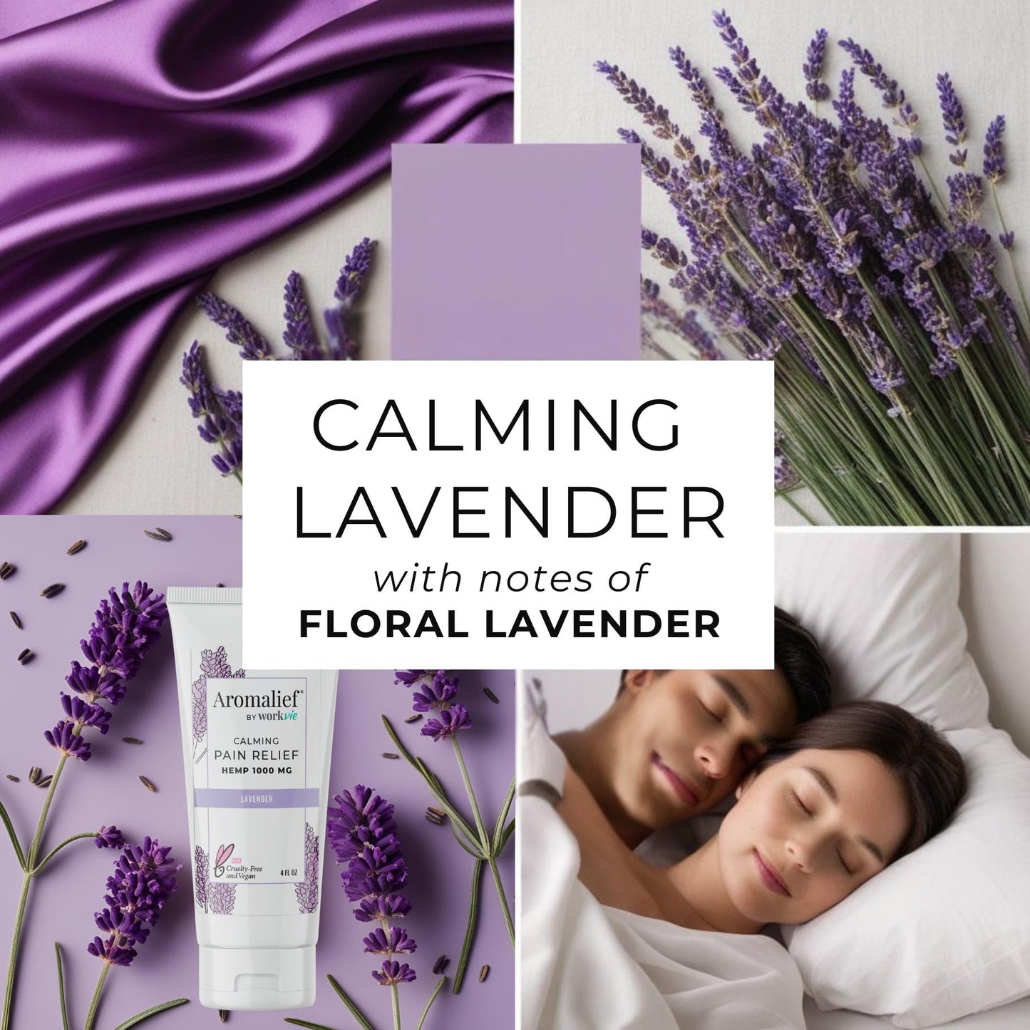 Hemp Cream with Lavender Aromatherapy - 1000MG Made in USA - Muscle & Joint Relief - Menthol, Glucosamine, Chondroitin MSM - Vegan - Maple Wellness Supplements