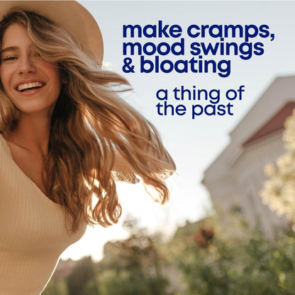 her own PMS, Supports PMS Symptoms, Promotes Positive Mood, Natural Hormone Balance, Helps Relieve Cramping, Hot Flashes Menopause Relief, Gluten and Soy Free, Vegan, 30 Capsules, 30 Servings - Maple Wellness Supplements
