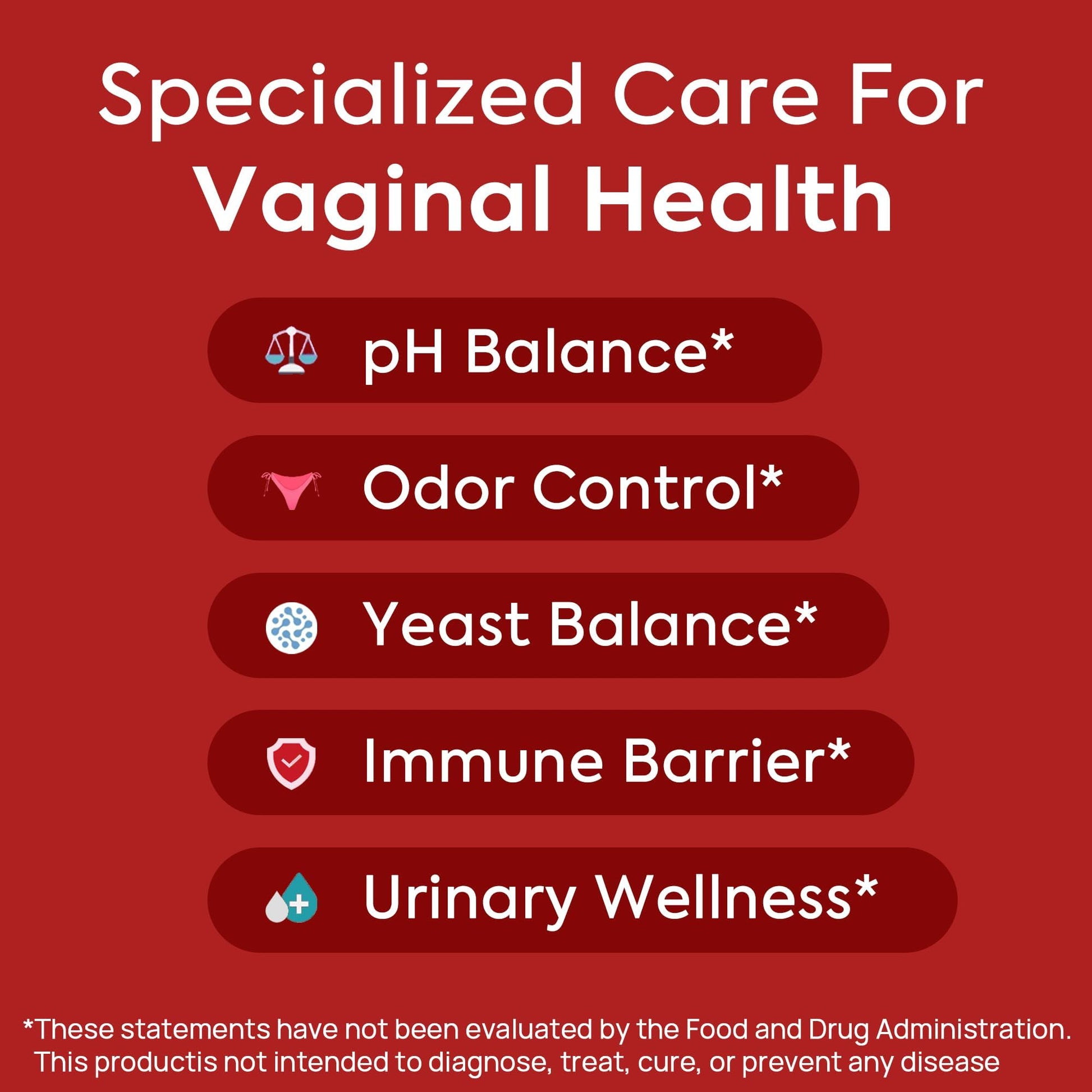 HerAure Vaginal Probiotics for Women - pH Balance, Healthy Vaginal Odor, Vaginal Flora, Yeast Balance, Women Probiotics and Prebiotics, Immune Support - Maple Wellness Supplements