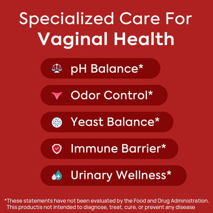 HerAure Vaginal Probiotics for Women - pH Balance, Healthy Vaginal Odor, Vaginal Flora, Yeast Balance, Women Probiotics and Prebiotics, Immune Support - Maple Wellness Supplements