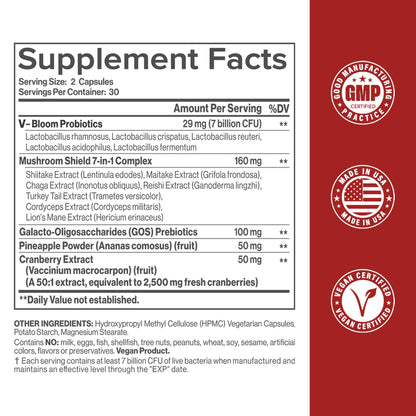 HerAure Vaginal Probiotics for Women - pH Balance, Healthy Vaginal Odor, Vaginal Flora, Yeast Balance, Women Probiotics and Prebiotics, Immune Support - Maple Wellness Supplements