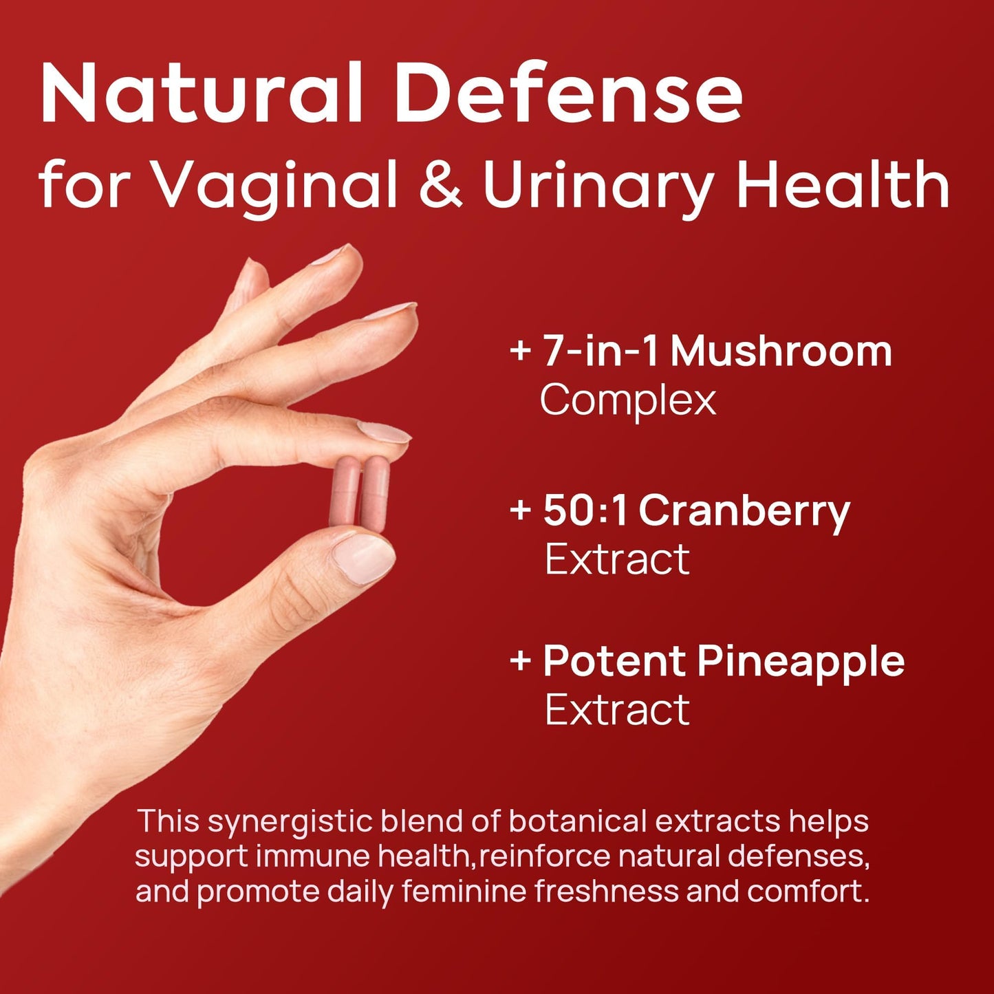 HerAure Vaginal Probiotics for Women - pH Balance, Healthy Vaginal Odor, Vaginal Flora, Yeast Balance, Women Probiotics and Prebiotics, Immune Support - Maple Wellness Supplements