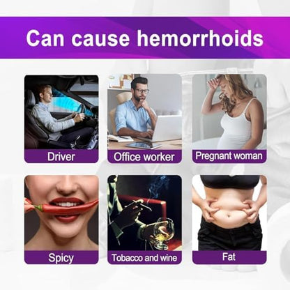 Herbal hemorrhoid Spray relieves Anal Swelling, Pain, itching, discomfort, Repair Meat Ball Broken hemorrhoid Nursing Spray,30ML/1 FL.OZ - Maple Wellness Supplements