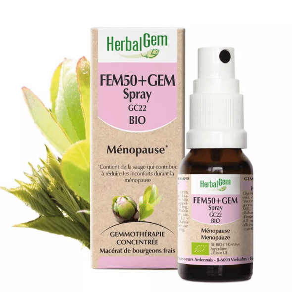 Herbalgem Complèxe Fem50+Gem Spray GC22 Menopause Bio 15 ml - Maple Wellness Supplements