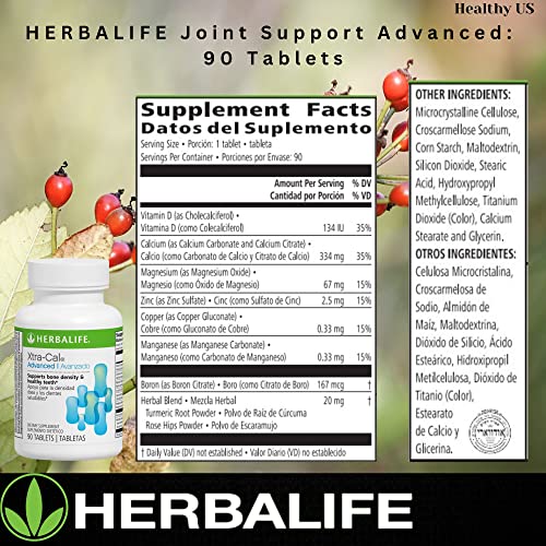 Herbalife Xtra-Cal Advanced: Tablets with Vitamin D and Minerals, Rich in Calcium - Maple Wellness Supplements