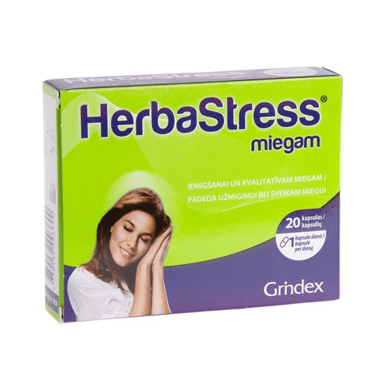 HERBASTRESS for sleep 450 mg, 20 caps - Maple Wellness Supplements