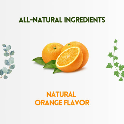 HERBION Naturals Cough Drops with Orange Flavor, Sugar-Free with Stevia, Soothes Cough, for Adults and Children Over 6 Years – Pack of 5(125 Lozenges) - Maple Wellness Supplements