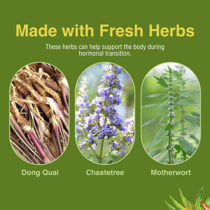 Herbs Etc. Menopautonic Softgels - Essential Supplement for Women - Hormonal Transition Support Supplement - Offers Menopausal Support with Dong Quai & Motherwort - 120 Softgels (120 Servings) - Maple Wellness Supplements
