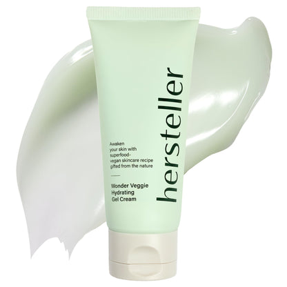 Hersteller Wonder Veggie Hydrating Gel Cream, Vegan K-Beauty Face Moisturizer with 72% Kale Extract, Lightweight Non-Sticky 24H Hydration for Sensitive Skin, Value Size, 2.7 fl oz / 80ml - Maple Wellness Supplements