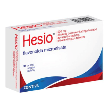 HESIO 30 TABS 500MG TREATMENT OF HEMORRHOID &VARICOSE VEINS - Maple Wellness Supplements