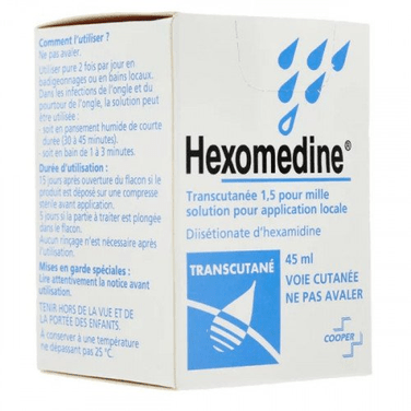 Hexomedine Transcutaneous 45ml bottle - Maple Wellness Supplements