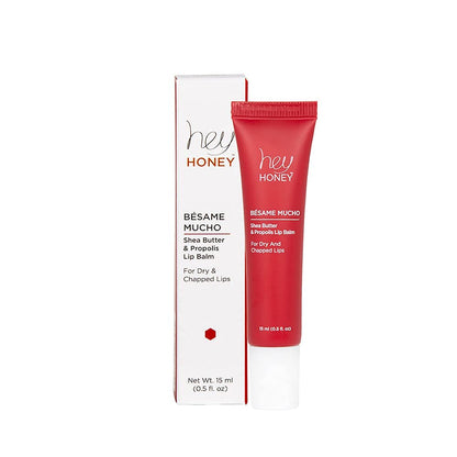 Hey Honey Skincare Bésame Mucho Shea Butter & Propolis Lip Balm | Intensive Hydration - Maple Wellness Supplements