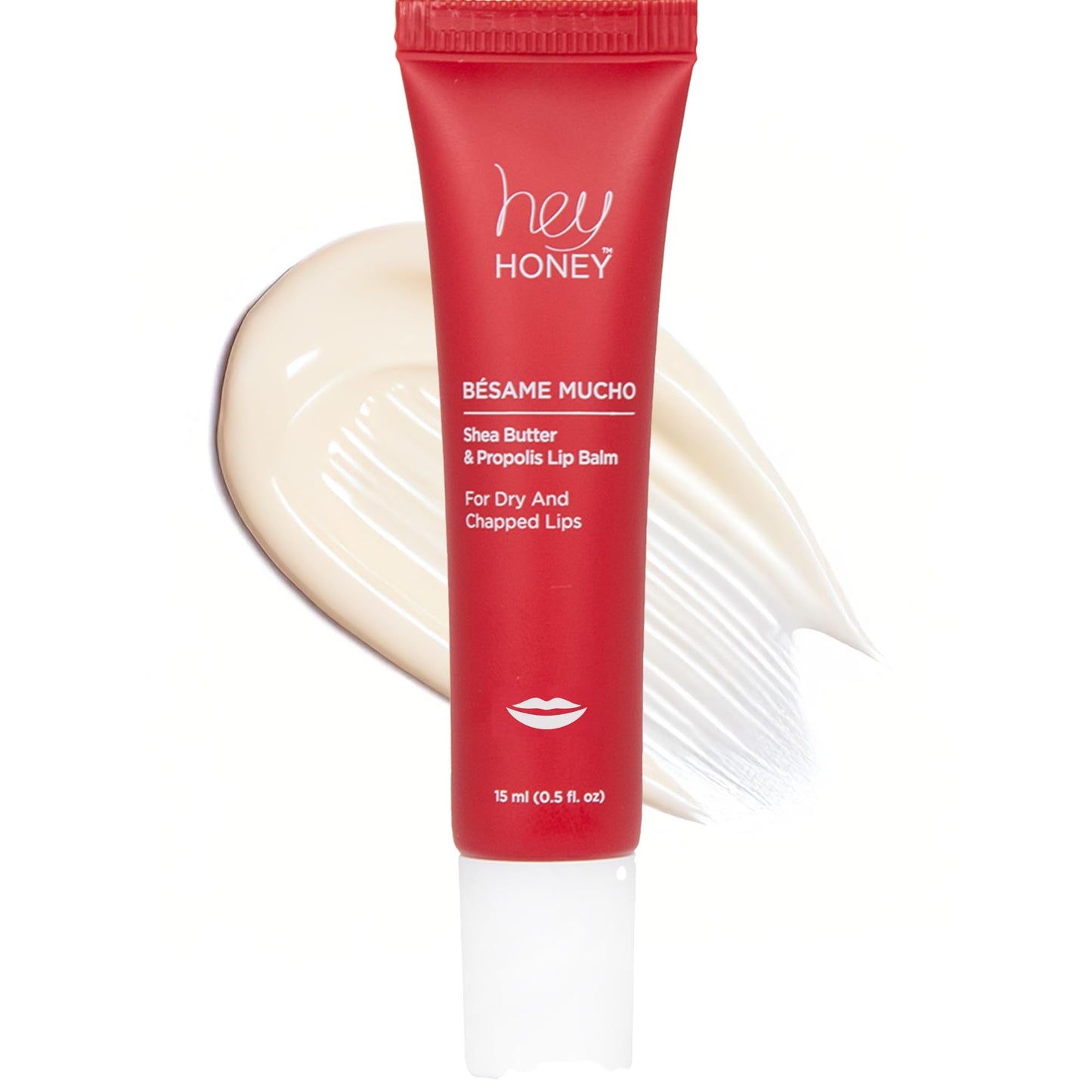Hey Honey Skincare Bésame Mucho Shea Butter & Propolis Lip Balm | Intensive Hydration - Maple Wellness Supplements
