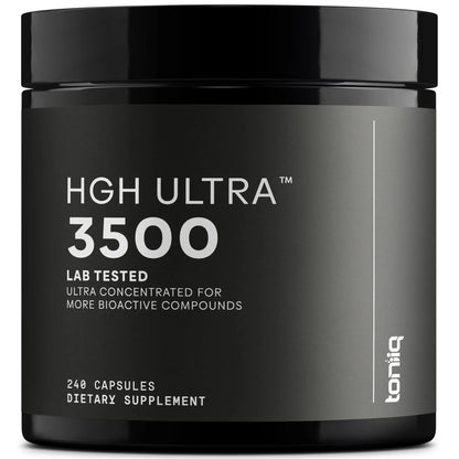 HGH Supplements for Men & Women (240 Count) 3,550mg+ Support Muscle Growth & Healthy Levels of Human Growth Hormone for Men, with High-Purity Arginine, Ornithine, Lysine, Tribulus, and Ashwagandha TQ - Maple Wellness Supplements