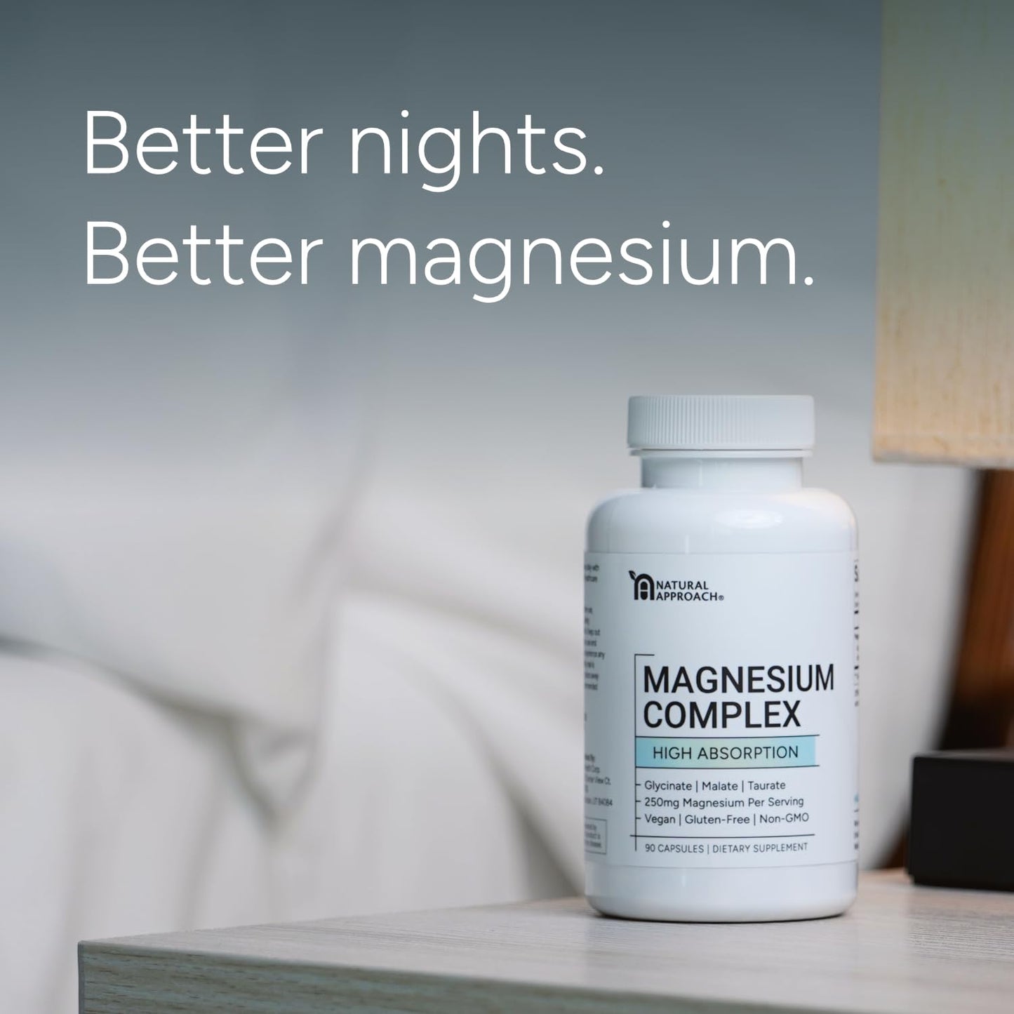 High Absorption Magnesium Complex with Glycinate, Malate & Taurate - Premium Magnesium Supplement for Sleep, Relaxation, Leg Cramps & Stress Relief - 100% Chelated & Easy On The Gut - 90 Capsules - Maple Wellness Supplements