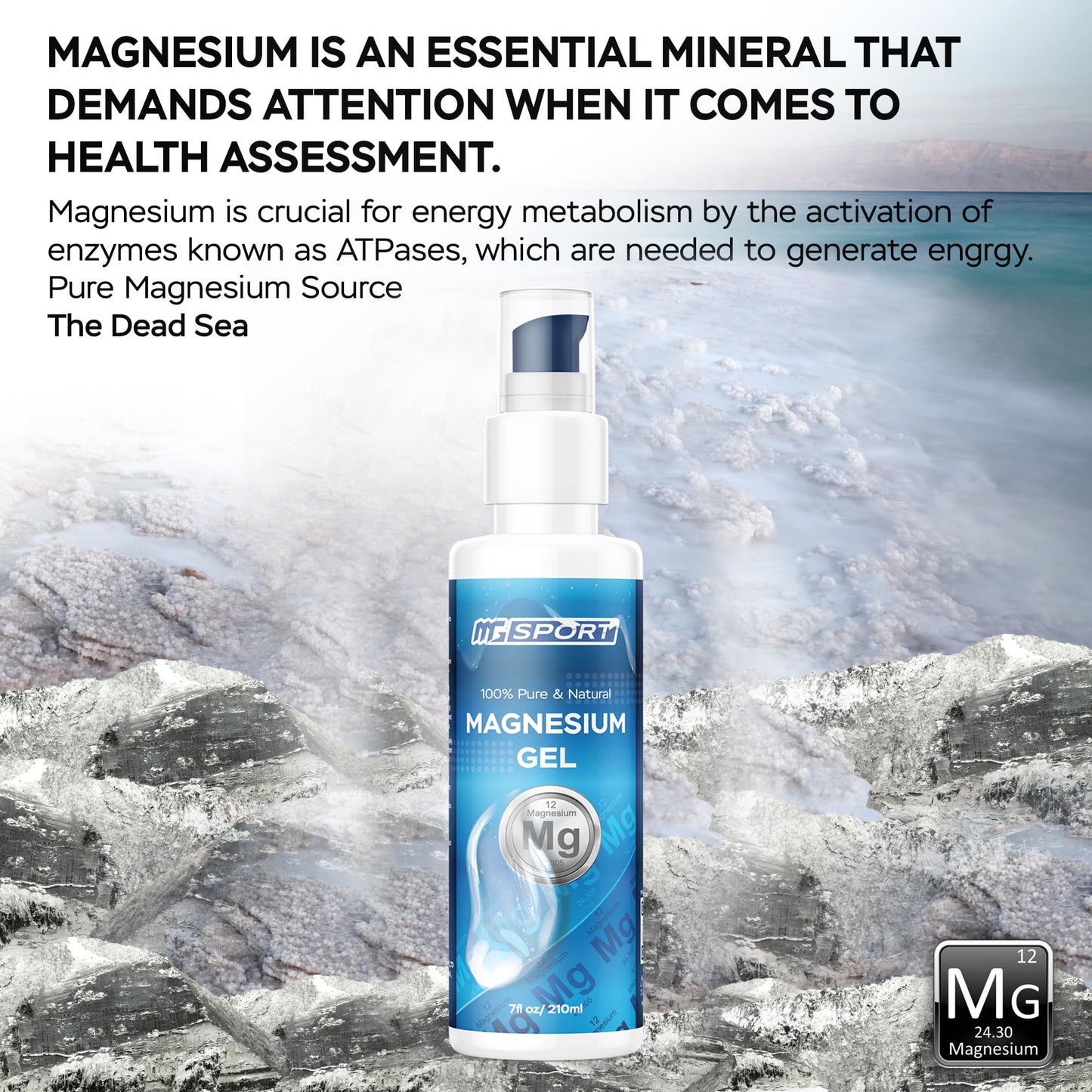 High Absorption Zinc and Magnesium Bundle for Muscle Recovery - Zinc Supplement and Transdermal Magnesium Gel for Leg Cramps - Maple Wellness Supplements