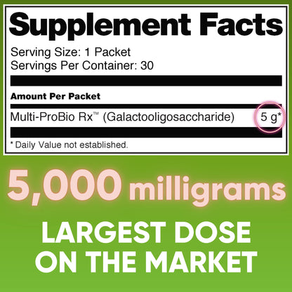 High Potency GOS Prebiotic Fiber Syrup, 5g Galactooligosaccharides – Supports Digestive Regularity, Gut Health & Immune Support – Helps Reduce Bloating & Cravings - Maple Wellness Supplements