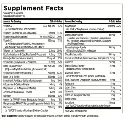 Highbe Men's Multivitamin, 120 Vegetarian Capsules, Daily Supplement with Vitamins and Minerals - Maple Wellness Supplements