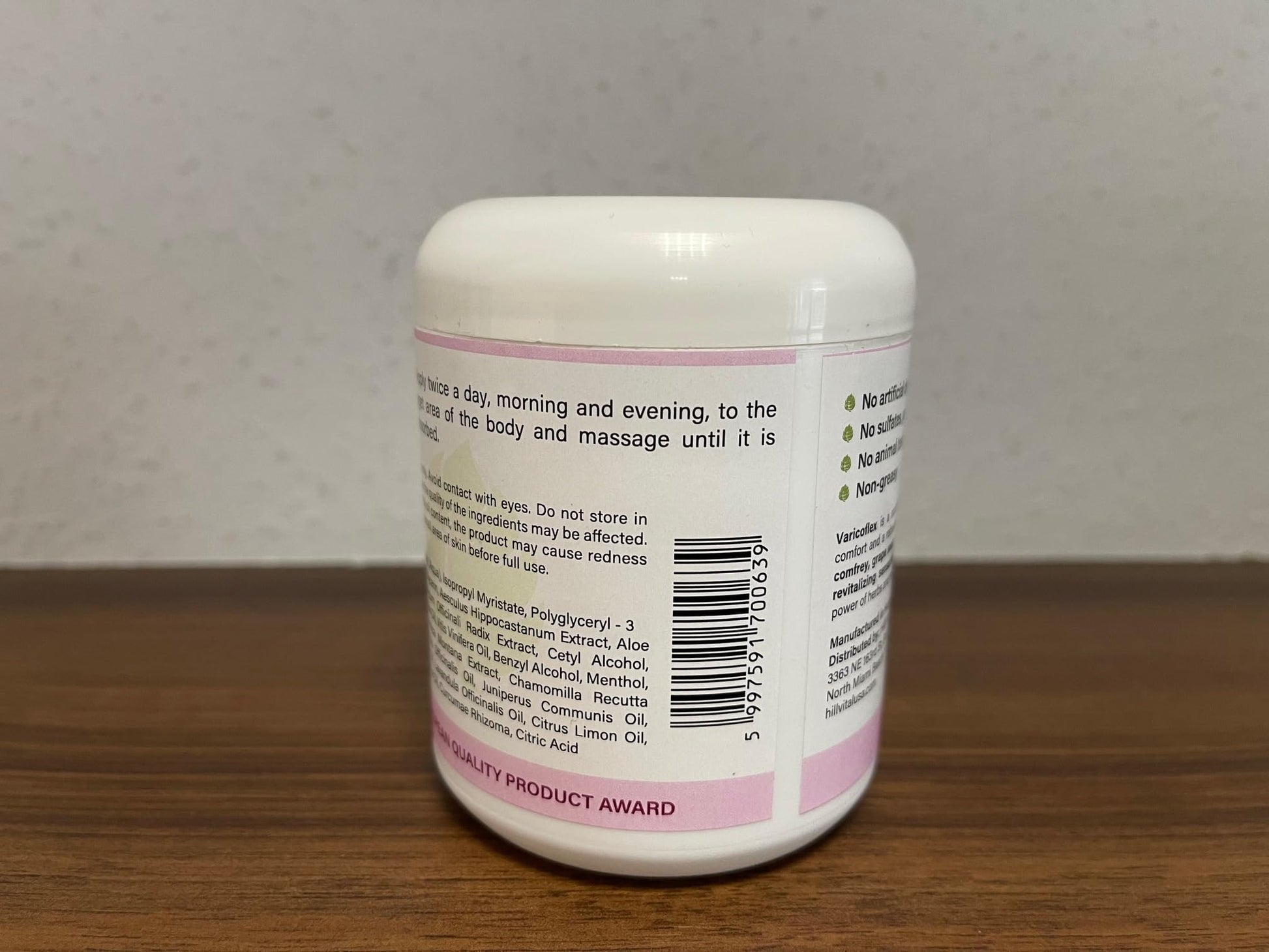 Hill Vital Natural Solutions HillVital Herbal Leg Care Balm with Horse Chestnut – Lightweight Botanical Cream for Daily Skin Care & Massage, Non-Greasy Formula for Legs & Body, 250 ml - Maple Wellness Supplements