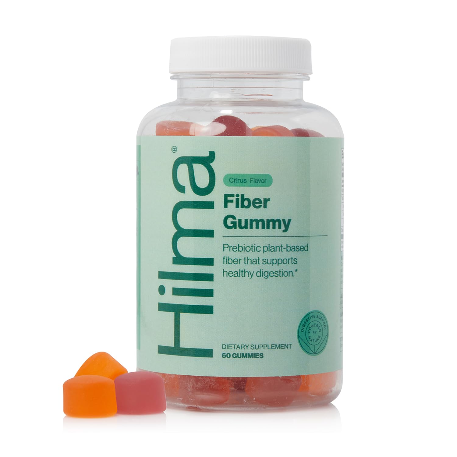 Hilma Prebiotic Fiber Gummies, Daily Fiber Supplement, Gummies for Adults, Supports Gut Health for Women and Promotes Regularity, - Maple Wellness Supplements