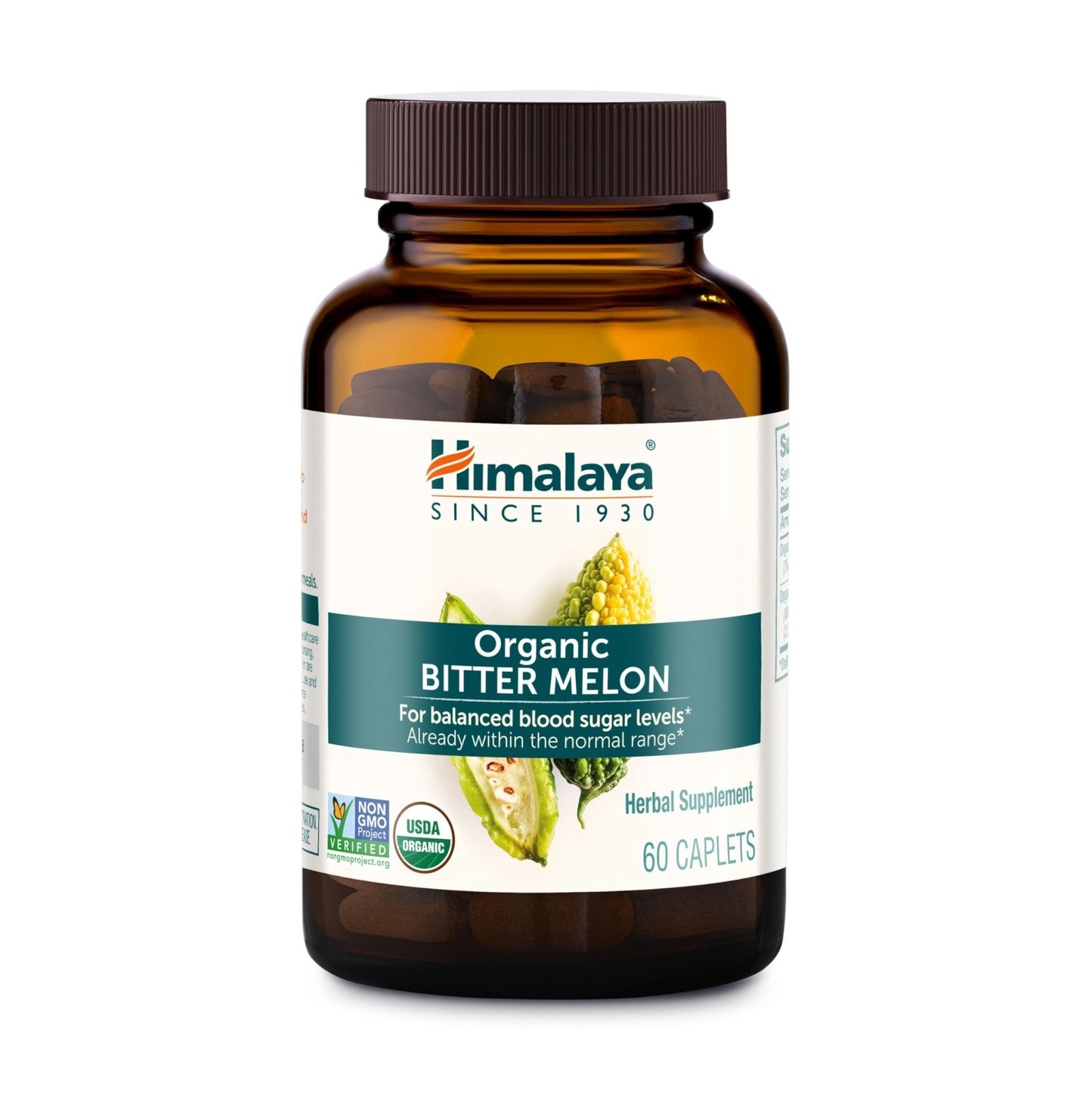 Himalaya Organic Bitter Melon - Herbal Glucose Metabolism Support - USDA Organic, Non-GMO, Vegan, Gluten Free - Maple Wellness Supplements