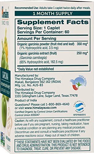 Himalaya Organic Garcinia Cambogia Herbal Supplement, Appetite Control, Lipid Metabolis - Maple Wellness Supplements