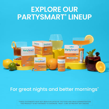 Himalaya PartySmart, 12 Capsule Tube - Alcohol Breakdown Liver Support for a Better Morning After Drinking - Plant Based, Vegan, Non-GMO - Maple Wellness Supplements