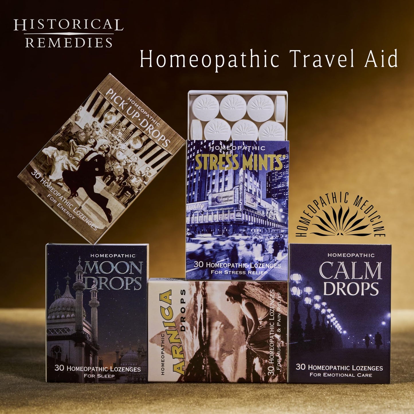 Historical Remedies Calm Drops Homeopathic Lozenges (6 Pack)| Natural Care for Emotional Relief, Vegan & Gluten-Free Organic Vanilla Flavor Drops to Promote Relaxation and a Sense of Calm - Maple Wellness Supplements