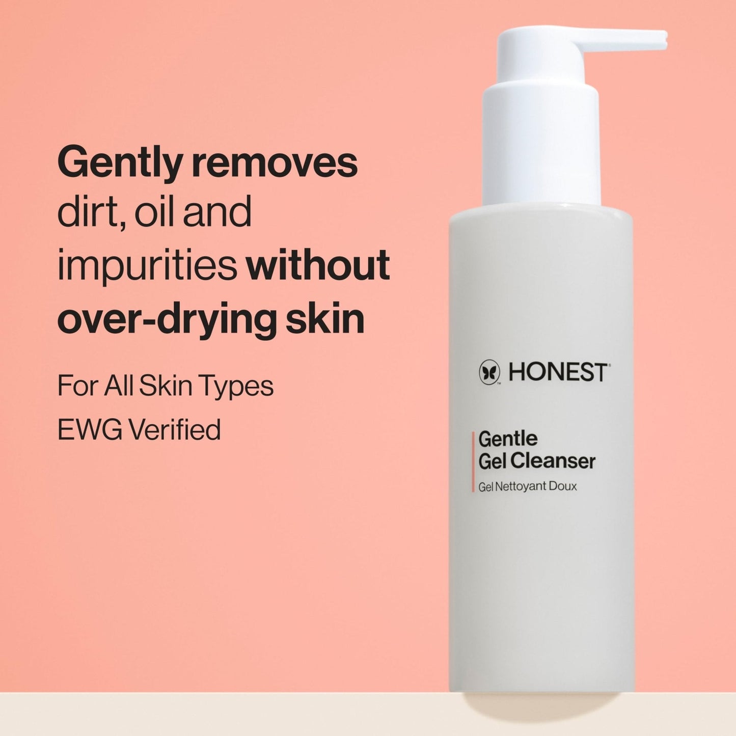 Honest Beauty Gentle Gel Daily Face Cleanser, Calms, Refreshes, Hydrates, Vegan Safe for Sensitive Skin, 5 fl oz - Maple Wellness Supplements