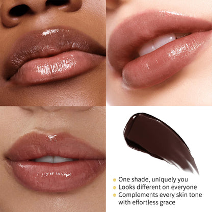 Honey Lipstick Tinted Lip Balm - Sheer Hydrating Lipstick for All Skin Tones - Moisturizing Lip Color, Nourishing Lip Balm with a Hint of Natural Black Cherry Tint - Maple Wellness Supplements