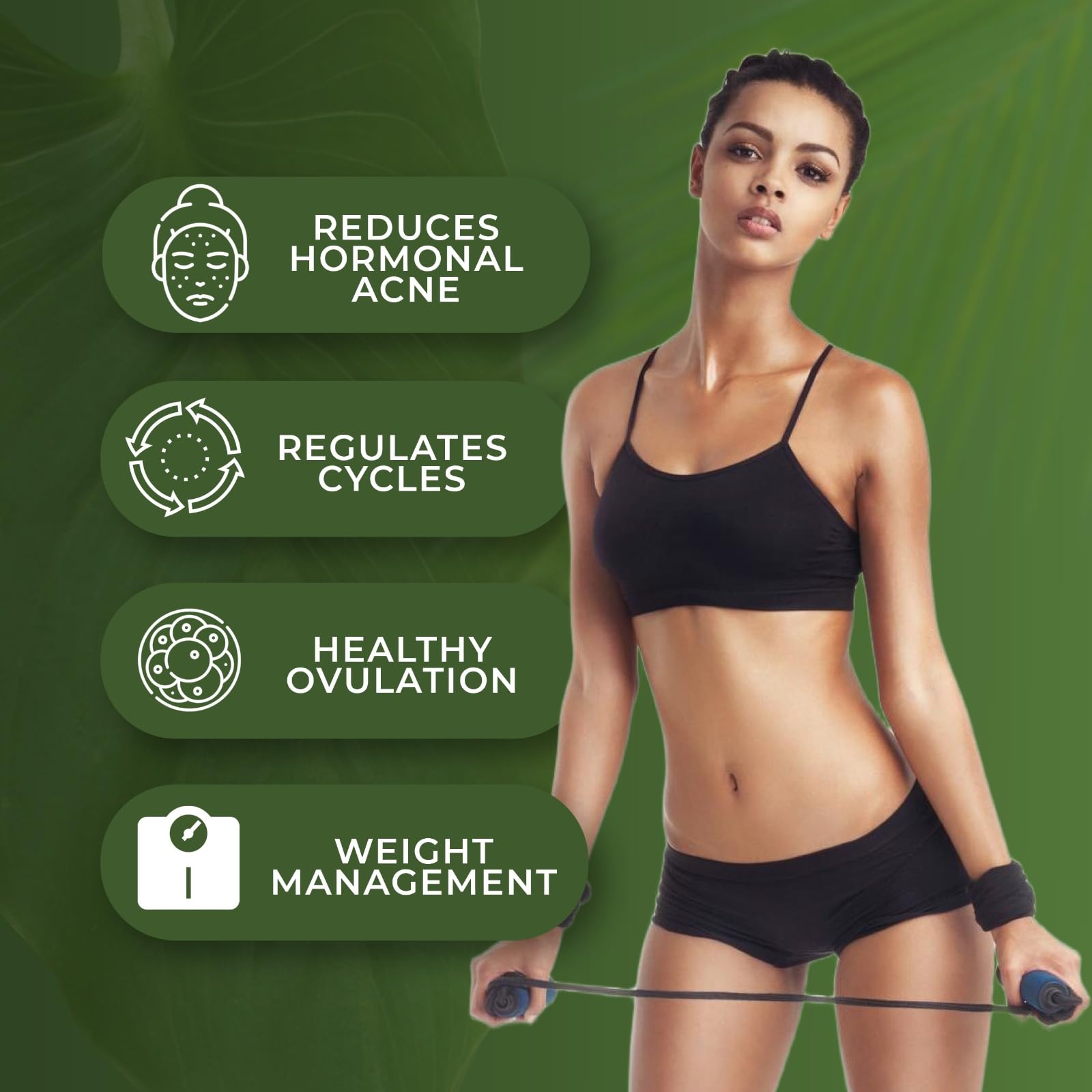 Hormonal Balance & Reproductive Health Support for Women, IVF Success, Metabolic & Bone Health, with Bioavailable Folate, Vitamin D3, and Inositols – Family-Owned, All-Natural Formula - Maple Wellness Supplements