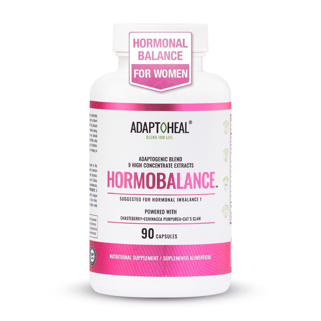 Hormone Balance for Women – Menopause & PMS Support Supplement – Adaptogens for Female Balance & Wellness – 90 Vegan Capsules - Maple Wellness Supplements
