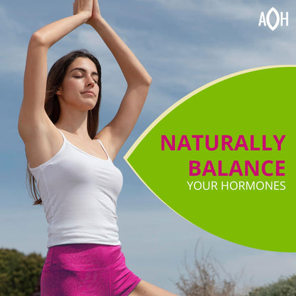 Hormone Balance for Women – Menopause & PMS Support Supplement – Adaptogens for Female Balance & Wellness – 90 Vegan Capsules - Maple Wellness Supplements