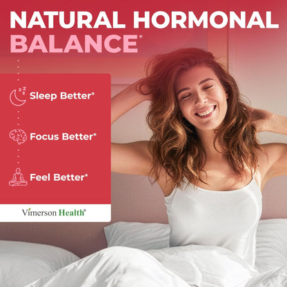 Hormone Harmony for Women with Black Cohosh, Dong Quai & Red Clover – Natural Hormone Balance for Women of All Ages – Supports PMS, Menopause & Mood – Women’s Hormone Balance Supplement – 60 Capsules - Maple Wellness Supplements