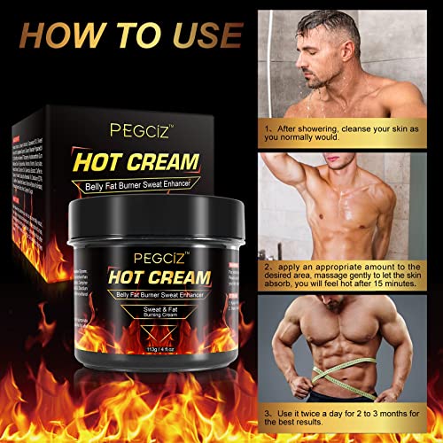 Hot Sweat Cream, Fat Burning Cream for Belly, Natural Sweat Enhancer Cream for Men - Maple Wellness Supplements