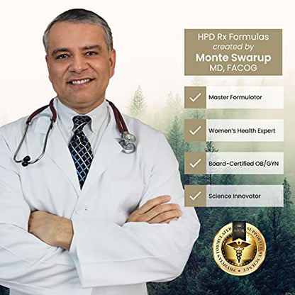 HPD Rx Mushroom Rx Organic Mushroom Extract Blend Max Immunity Dose, Lion’s Mane - Maple Wellness Supplements