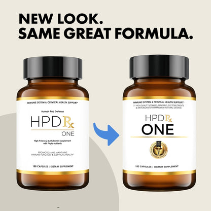 HPD Rx ONE Immunity Boost Multivitamin | HPV Supplements for Women and Men, 2 Pack - Maple Wellness Supplements