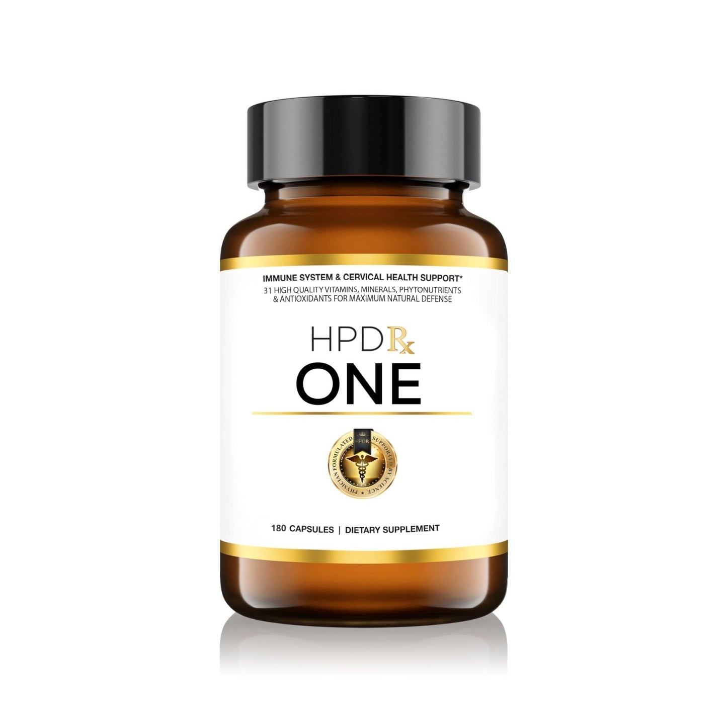 HPD Rx ONE Immunity Boost Multivitamin | HPV Supplements for Women and Men, 2 Pack - Maple Wellness Supplements
