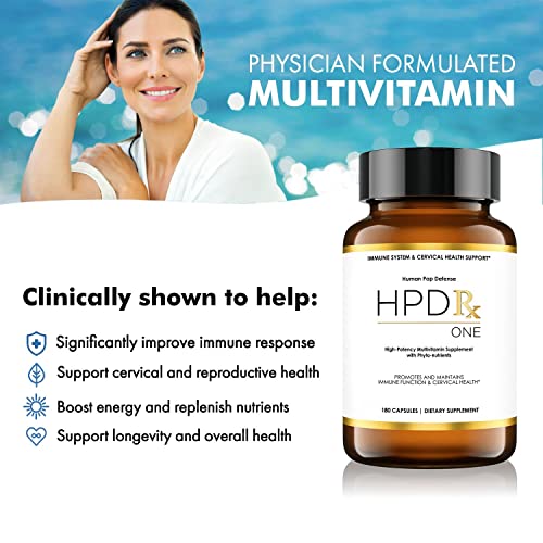 HPD Rx ONE Immunity Boost Multivitamin HPV Supplements for Women and Men, Pack of 6 - Maple Wellness Supplements