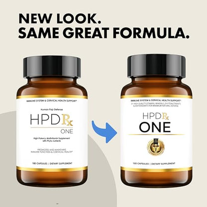 HPD Rx ONE Immunity Boost Multivitamin HPV Supplements for Women and Men, Pack of 6 - Maple Wellness Supplements