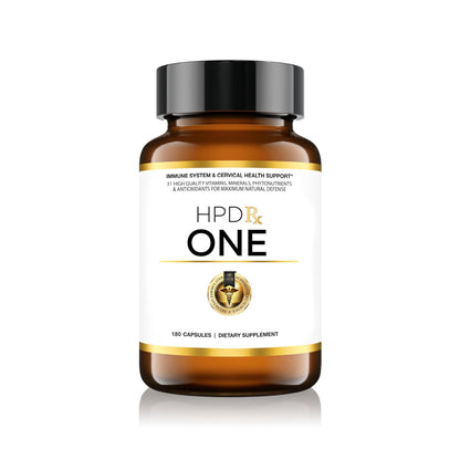 HPD Rx ONE Immunity Boost Multivitamin Supplements for Women and Men | Advanced Immunity Defense Support | Helps Immune Response | 1-Month Supply, 180 Capsules, Pack of 1 - Maple Wellness Supplements