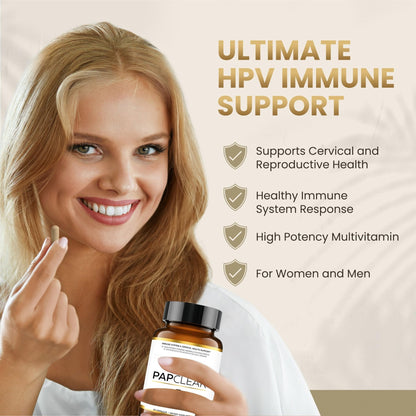 HPD Rx PAPCLEAR Physician Formulated | All Natural HPV Immune Support Supplement - Maple Wellness Supplements