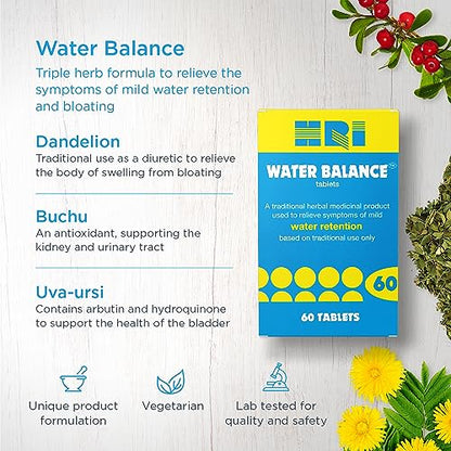 HRI Water Balance (Water Retention) THR - R- 60tabs - Maple Wellness Supplements