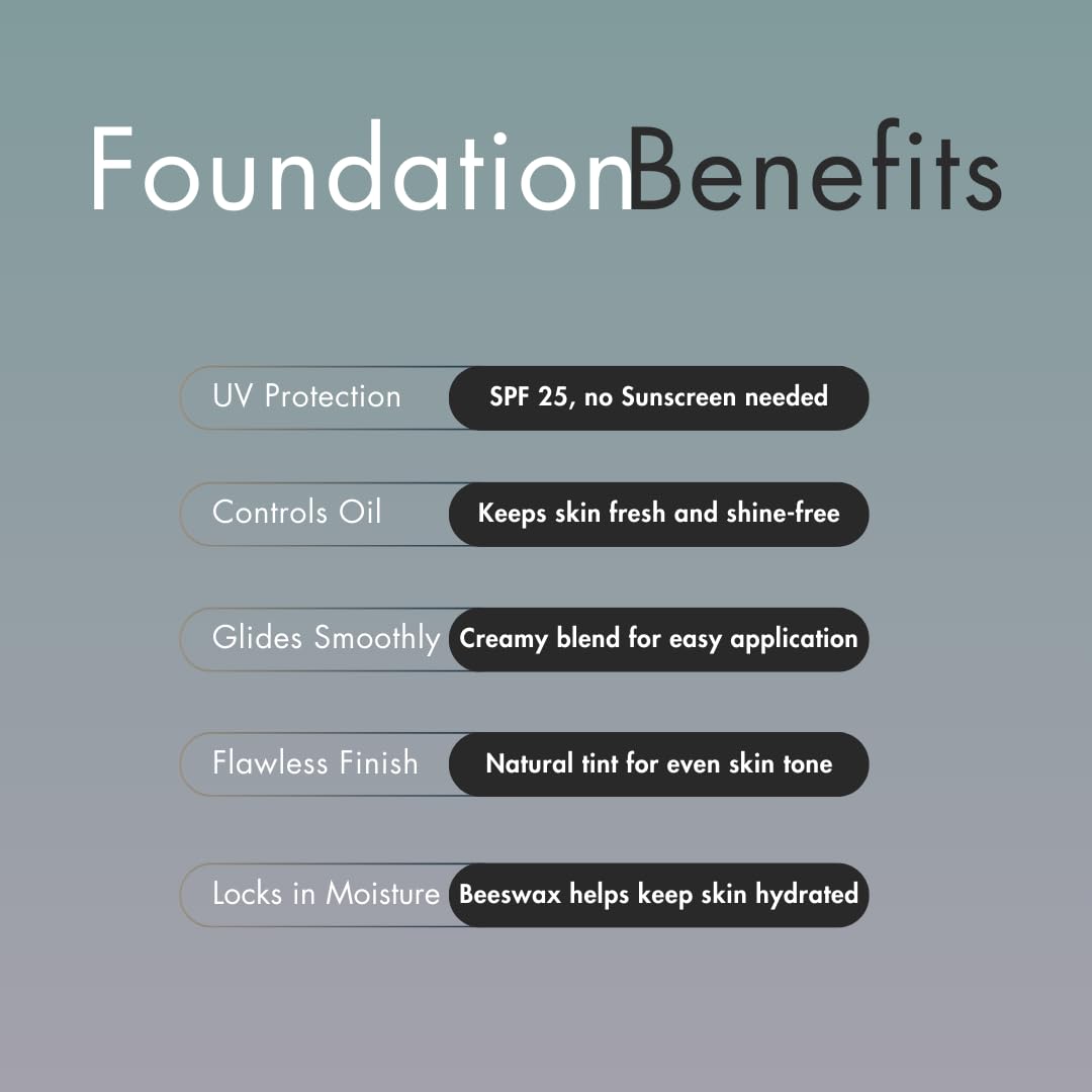 Hues for Him Foundation for Men – Full-Coverage, Lightweight & Hydrating Fit | Natural Coverage | Oil Control & Perfect Fit for Men’s Faces | Available in 4 Shades | Fresh Canvas, .67oz - Maple Wellness Supplements