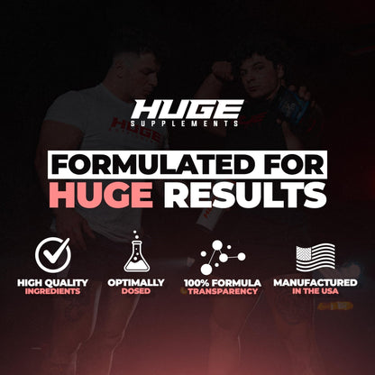 Huge Supplements, Whey Protein Concentrate Powder, Clinically Dosed Formula, 25g - Maple Wellness Supplements